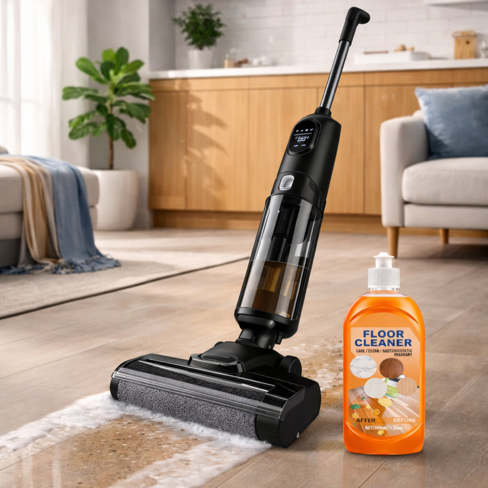 Cordless Vacuum Cleaner For Wet And Dry Floor Mopping | Temsk