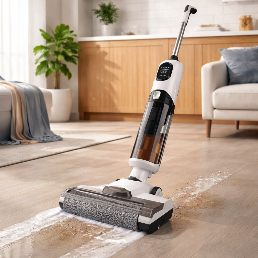 Cordless Vacuum Cleaner For Wet And Dry Floor Mopping | Temsk