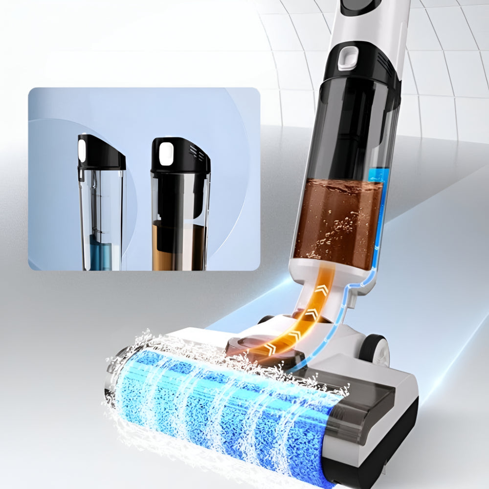 Cordless Vacuum Cleaner For Wet And Dry Floor Mopping | Temsk