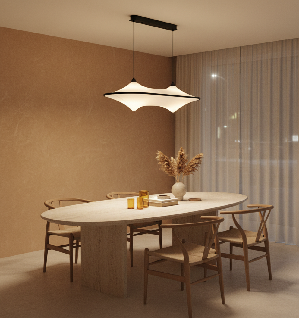 AstroLume Elegant Minimalist Iron Pendant Lighting Fixture | Temsk
