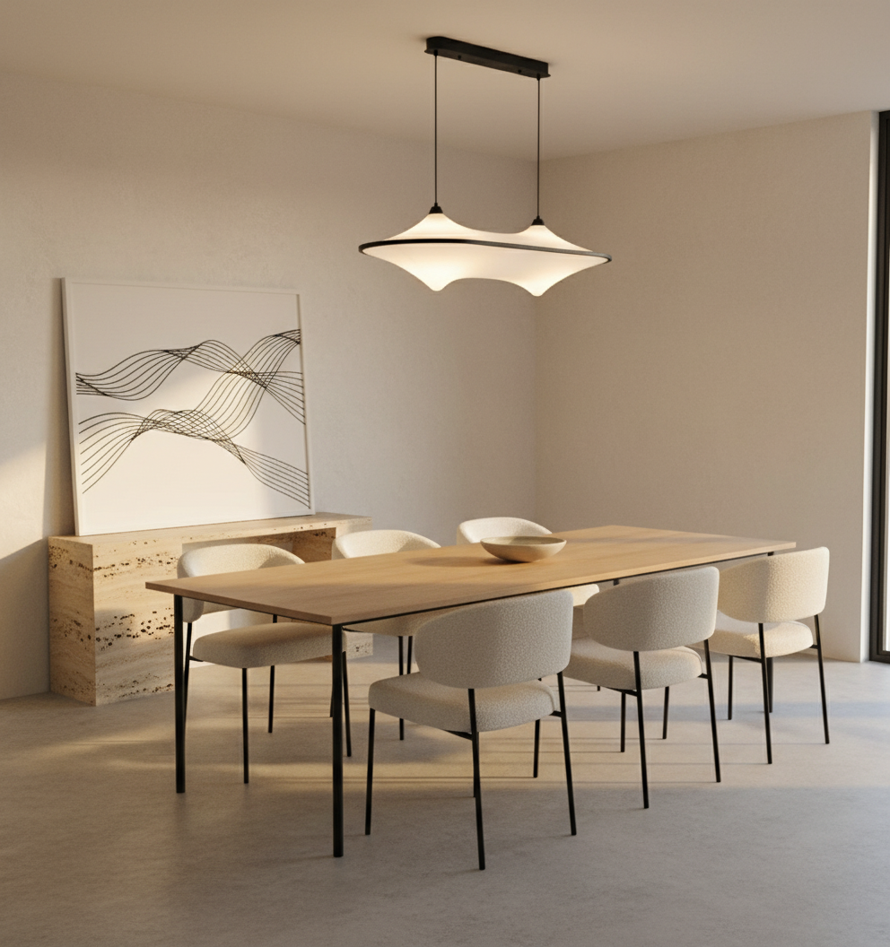 AstroLume Elegant Minimalist Iron Pendant Lighting Fixture | Temsk