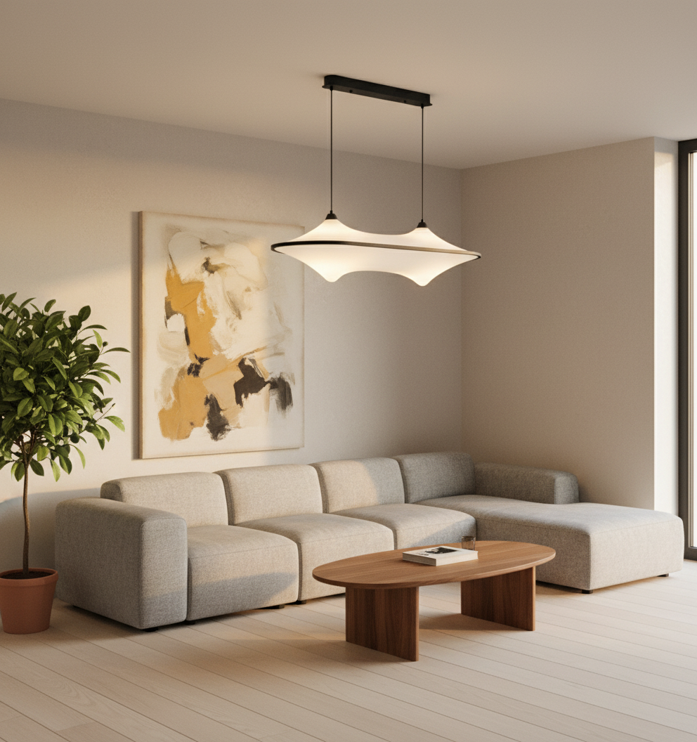 AstroLume Elegant Minimalist Iron Pendant Lighting Fixture | Temsk
