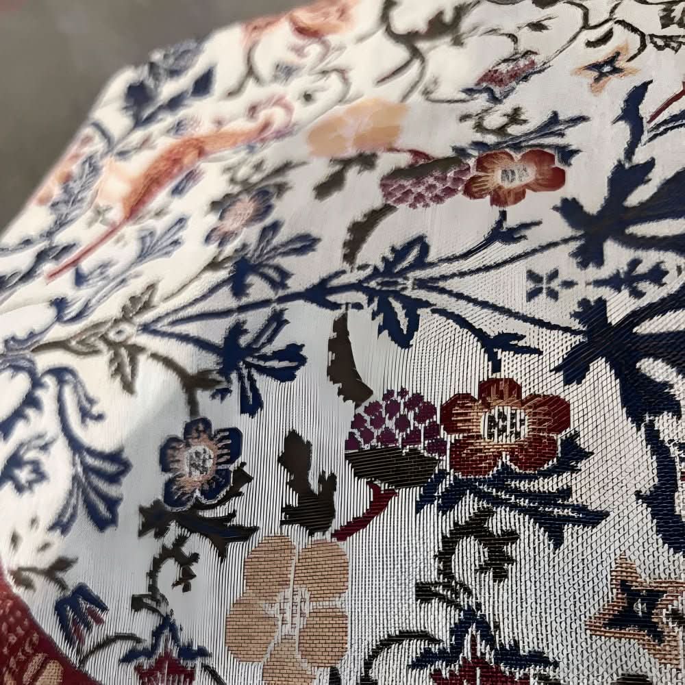 Heritage Looms Elegant Table Runner With Floral And Bird Motif | Temsk