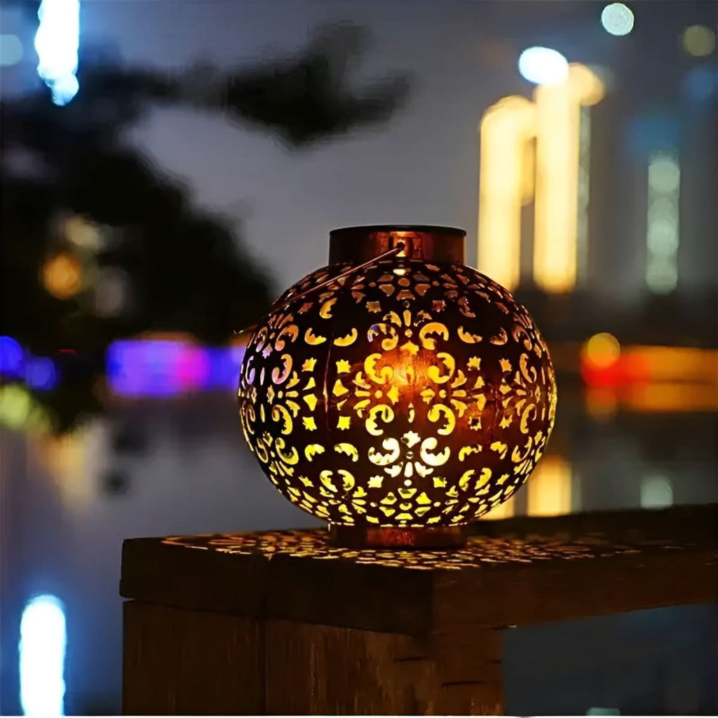 Aurora Garden Vintage Solar Garden Light for Timeless Elegance | Temsk