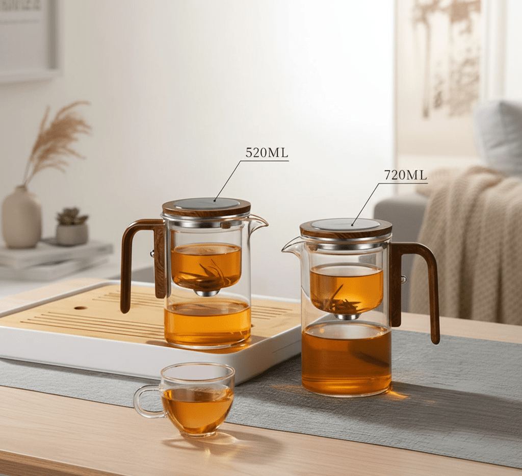 Tea Bliss Teapot With Heat Resistant Plastic And Stainless Steel Strainer | Temsk