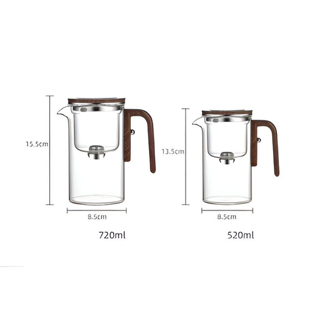 Tea Bliss Teapot With Heat Resistant Plastic And Stainless Steel Strainer | Temsk