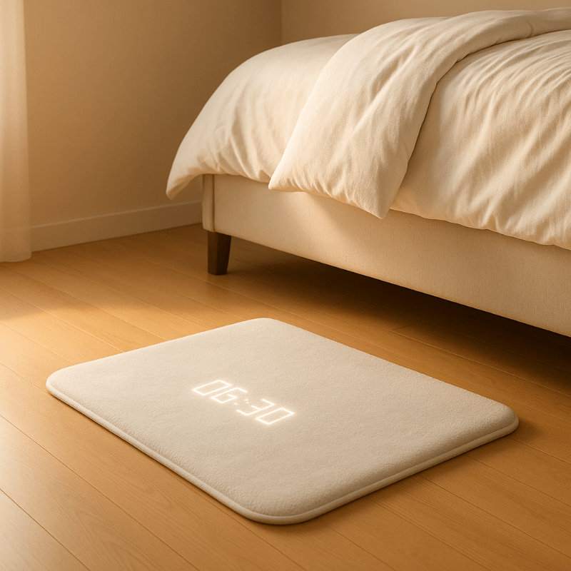 FloorPulse Intelligent Carpet Alarm Clock With Pressure Sensor for Heavy Sleepers | Temsk