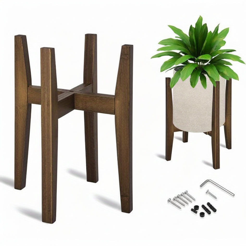 Adjustable Marble Top Plant Stand For Indoor And Outdoor Display | Temsk