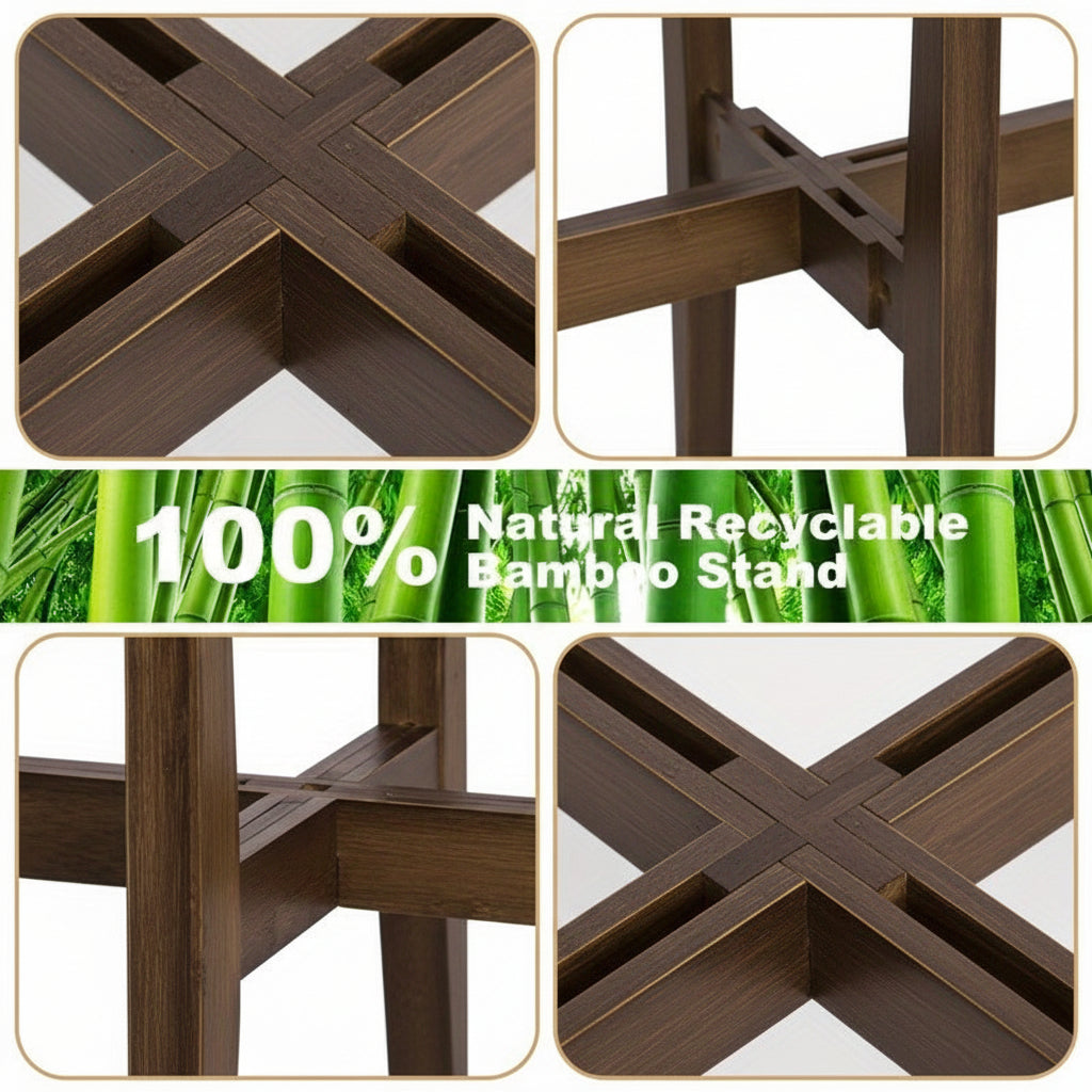 Adjustable Marble Top Plant Stand For Indoor And Outdoor Display | Temsk