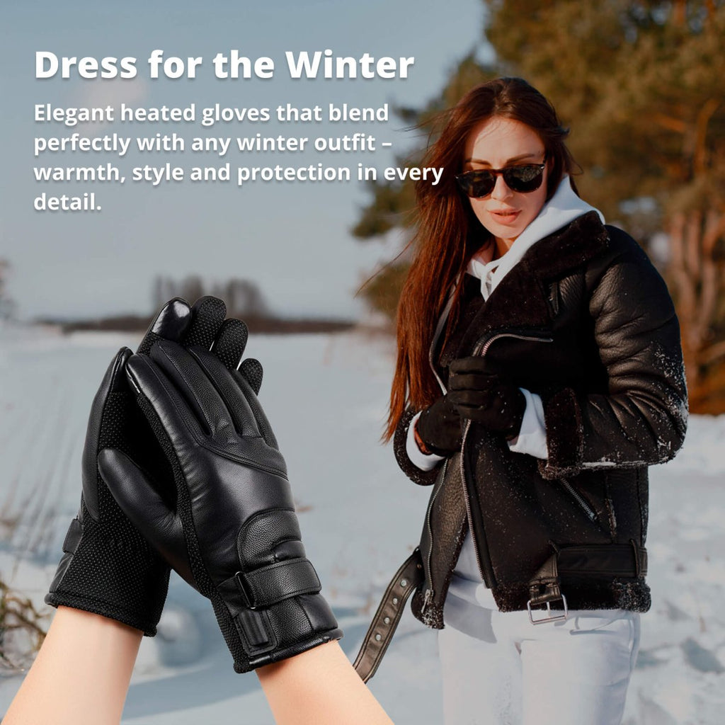 Heatwell Adjustable Waterproof Heated Gloves For Women | Temsk