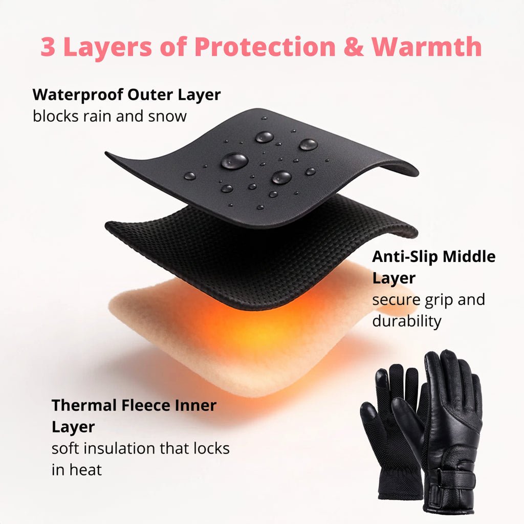 Heatwell Adjustable Waterproof Heated Gloves For Women | Temsk