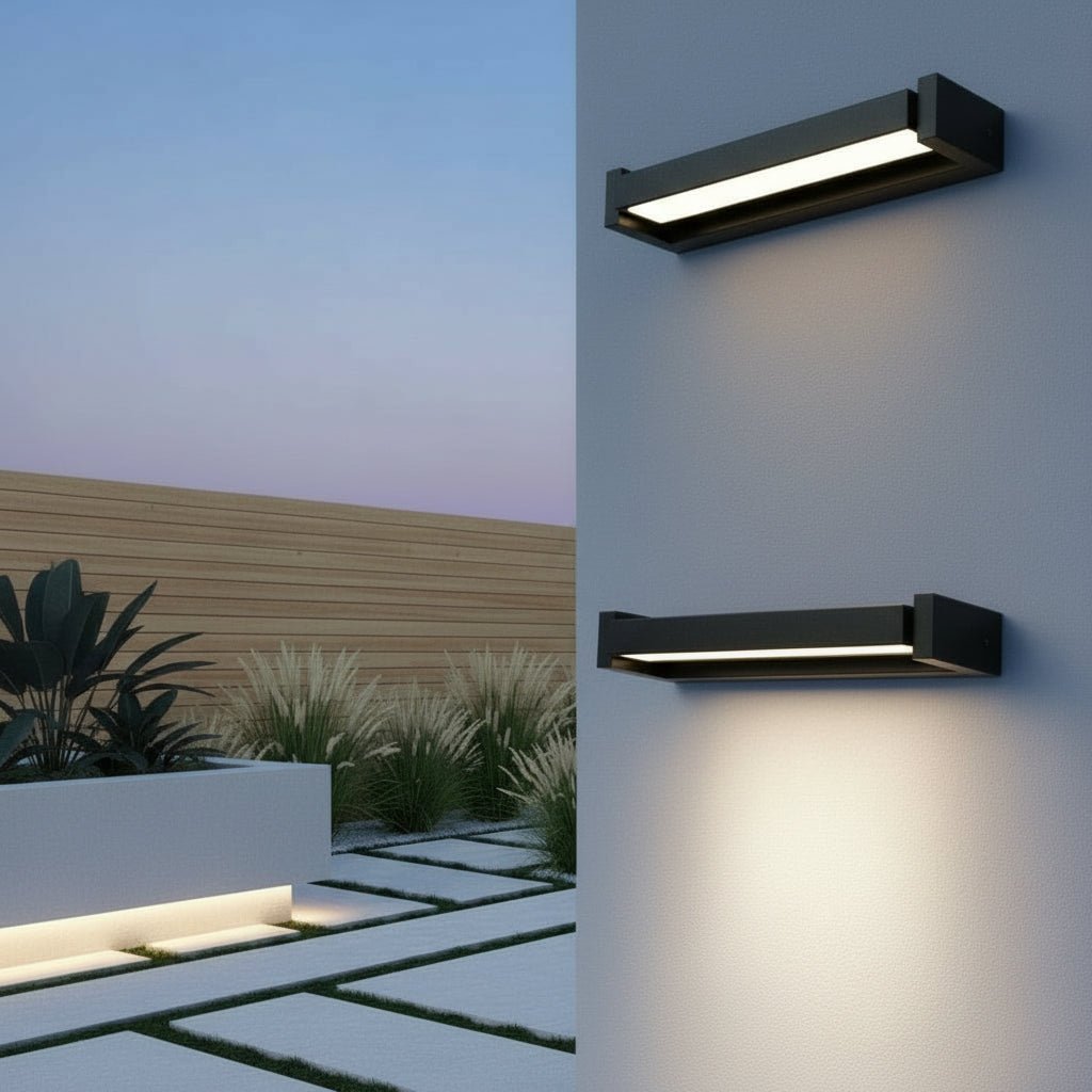 AquaGrove Lux Adjustable Waterproof LED Outdoor Wall Light | Temsk