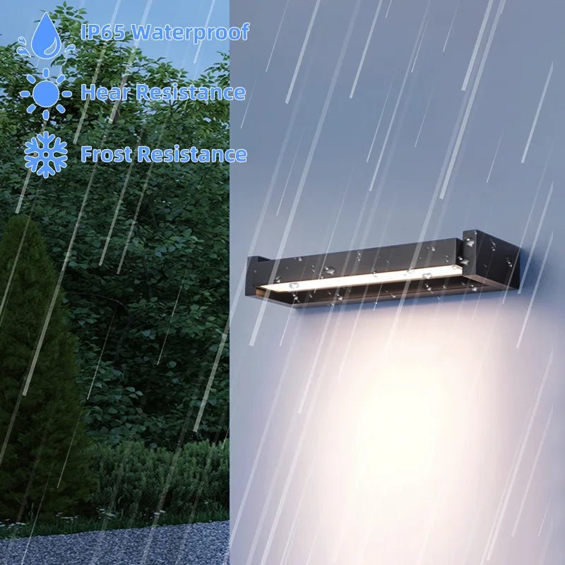 AquaGrove Lux Adjustable Waterproof LED Outdoor Wall Light | Temsk
