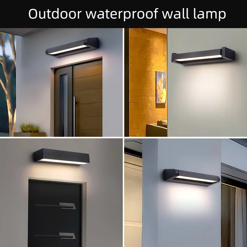 AquaGrove Lux Adjustable Waterproof LED Outdoor Wall Light | Temsk
