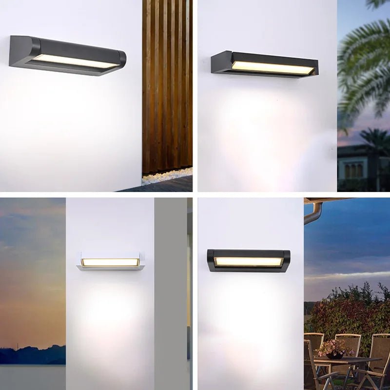 AquaGrove Lux Adjustable Waterproof LED Outdoor Wall Light | Temsk