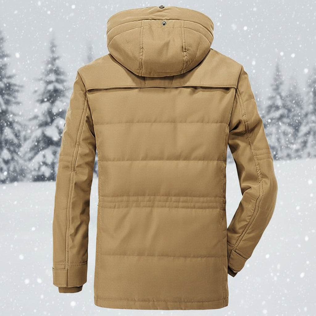 Men's Hooded Winter Coat Parka With Warm Insulation | Temsk