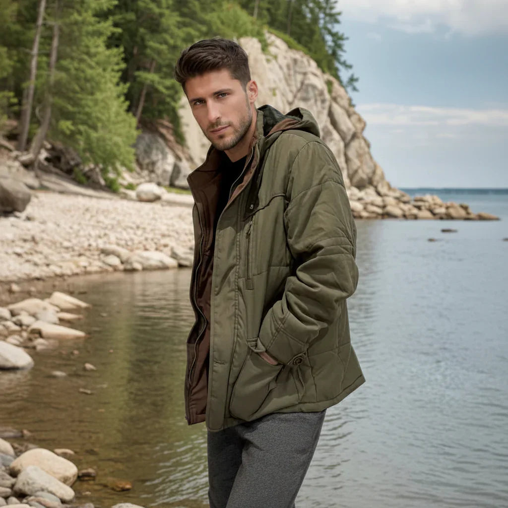 Men's Hooded Winter Coat Parka With Warm Insulation | Temsk