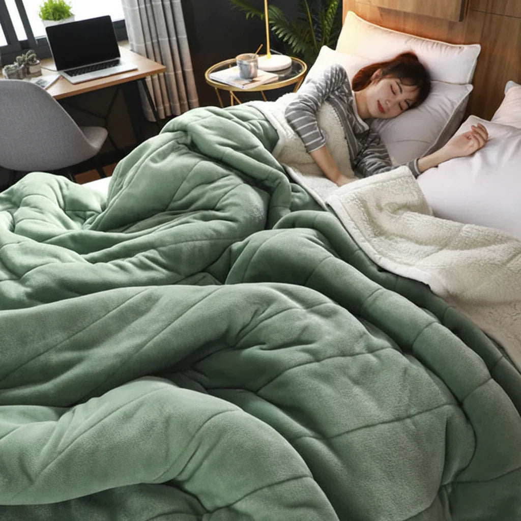 Soft Flannel Throw Blanket For Sofa And Bed, Warm Winter Comfort | Temsk