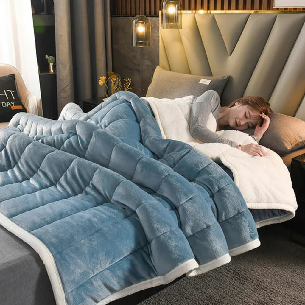 Soft Flannel Throw Blanket For Sofa And Bed, Warm Winter Comfort | Temsk