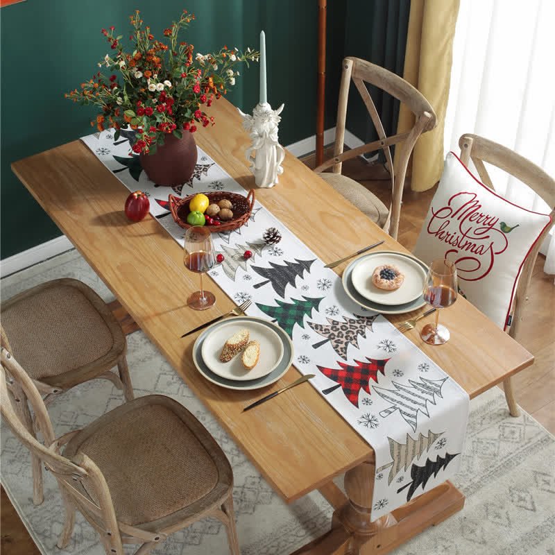 Table Runner With Festive Charm Naturally Inspired | Temsk