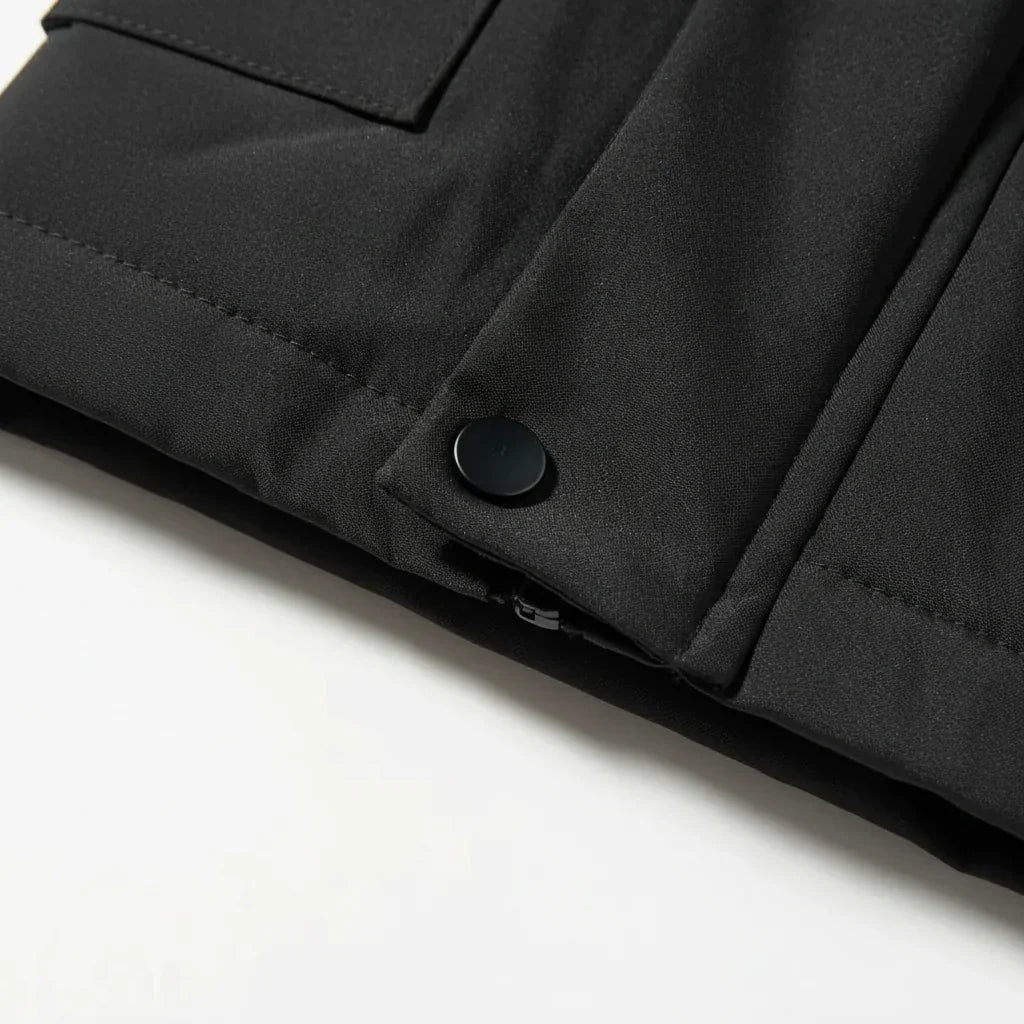 Men's Waterproof Winter Coat With Quilted Down For Cold Weather | Temsk