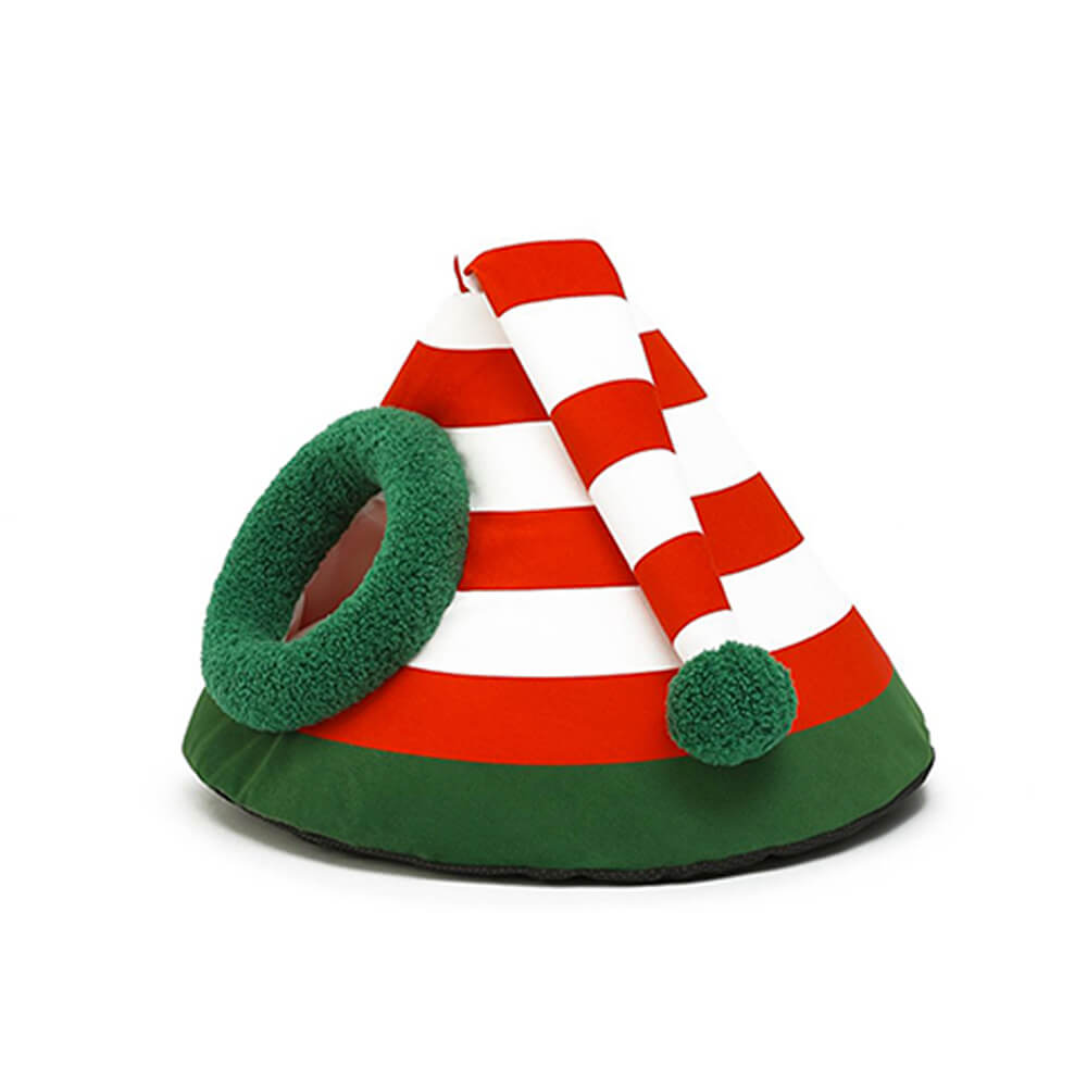 HolidayHaven Soft Christmas Cat Bed For Festive Living Spaces | Temsk
