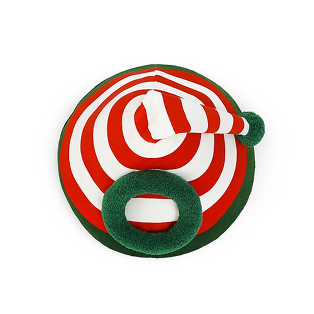 HolidayHaven Soft Christmas Cat Bed For Festive Living Spaces | Temsk