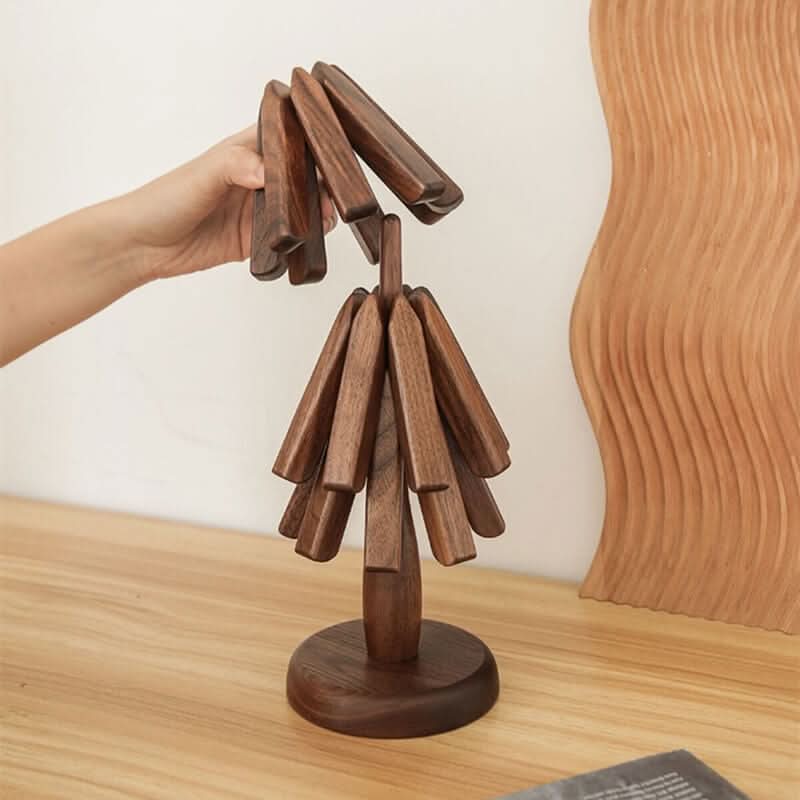 WalnutAura Premium Walnut Placemats for Sophisticated Dining Tables | Temsk