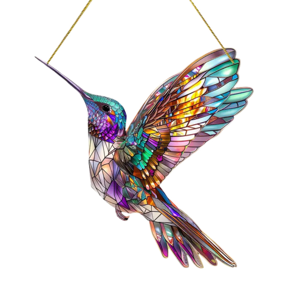 Kolibri-Fenster-Suncatcher Wandkunst zum Aufhängen | Temsk