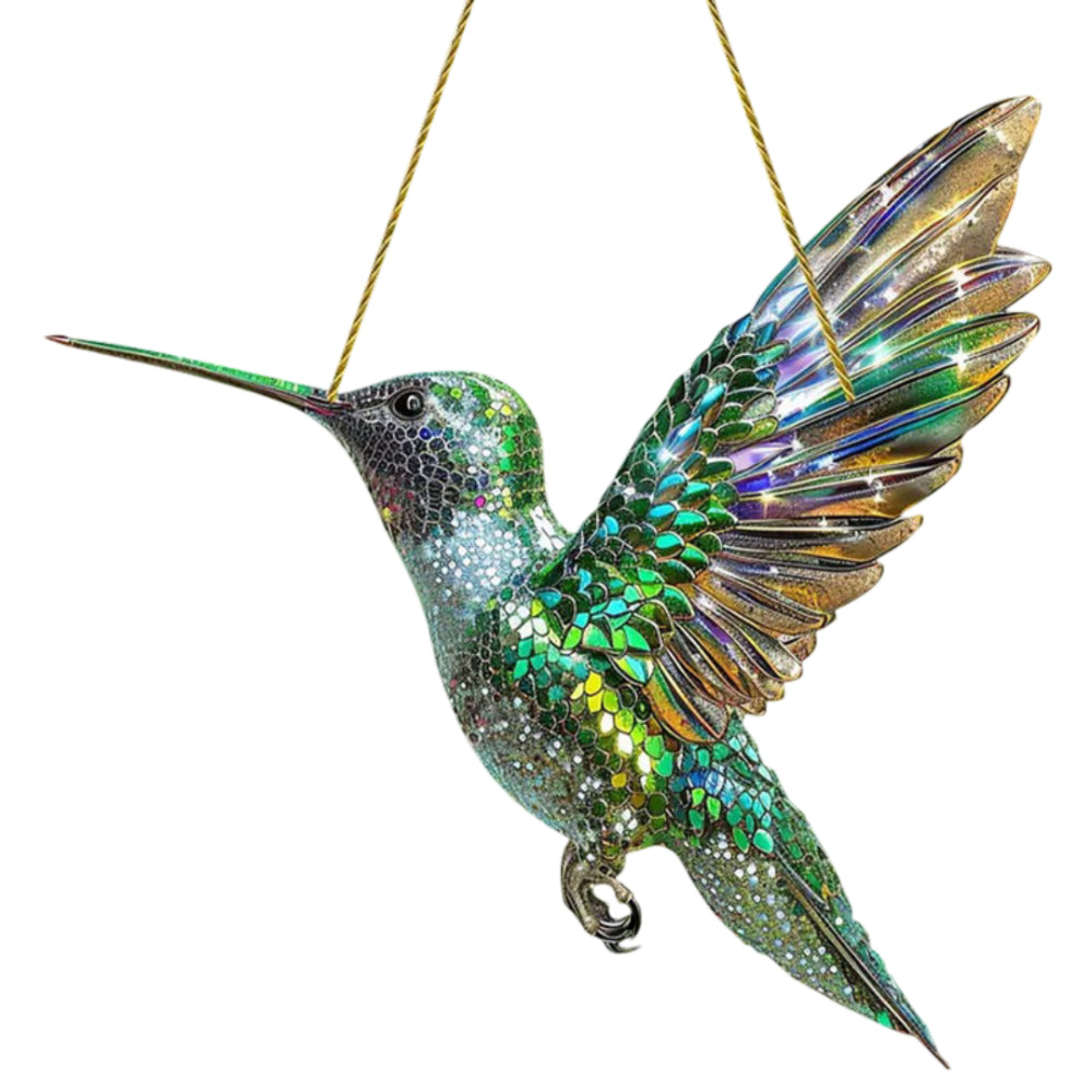 Kolibri-Fenster-Suncatcher Wandkunst zum Aufhängen | Temsk