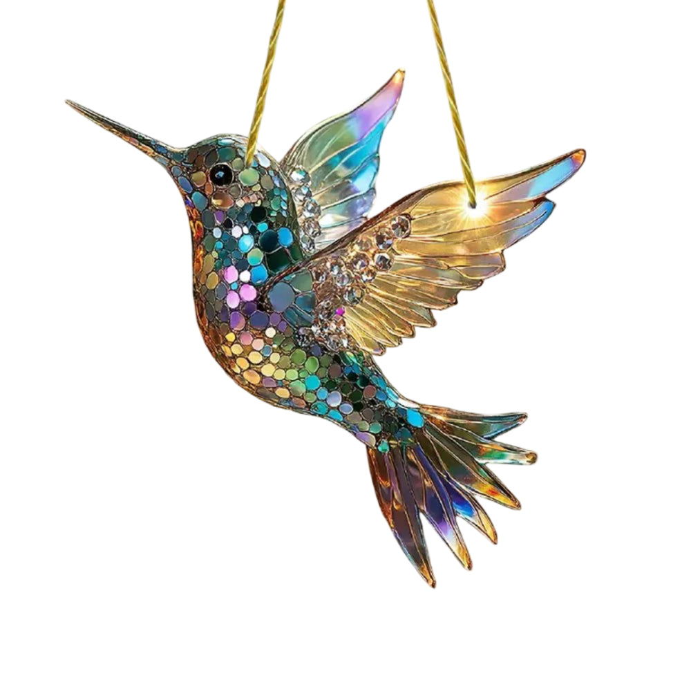 Kolibri-Fenster-Suncatcher Wandkunst zum Aufhängen | Temsk