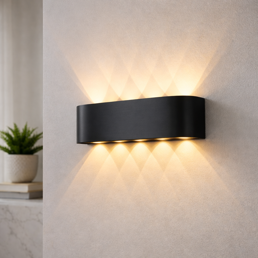 LED-Wandleuchte mit minimalistischem modernem Design für Innen- und Außenbereich | Temsk