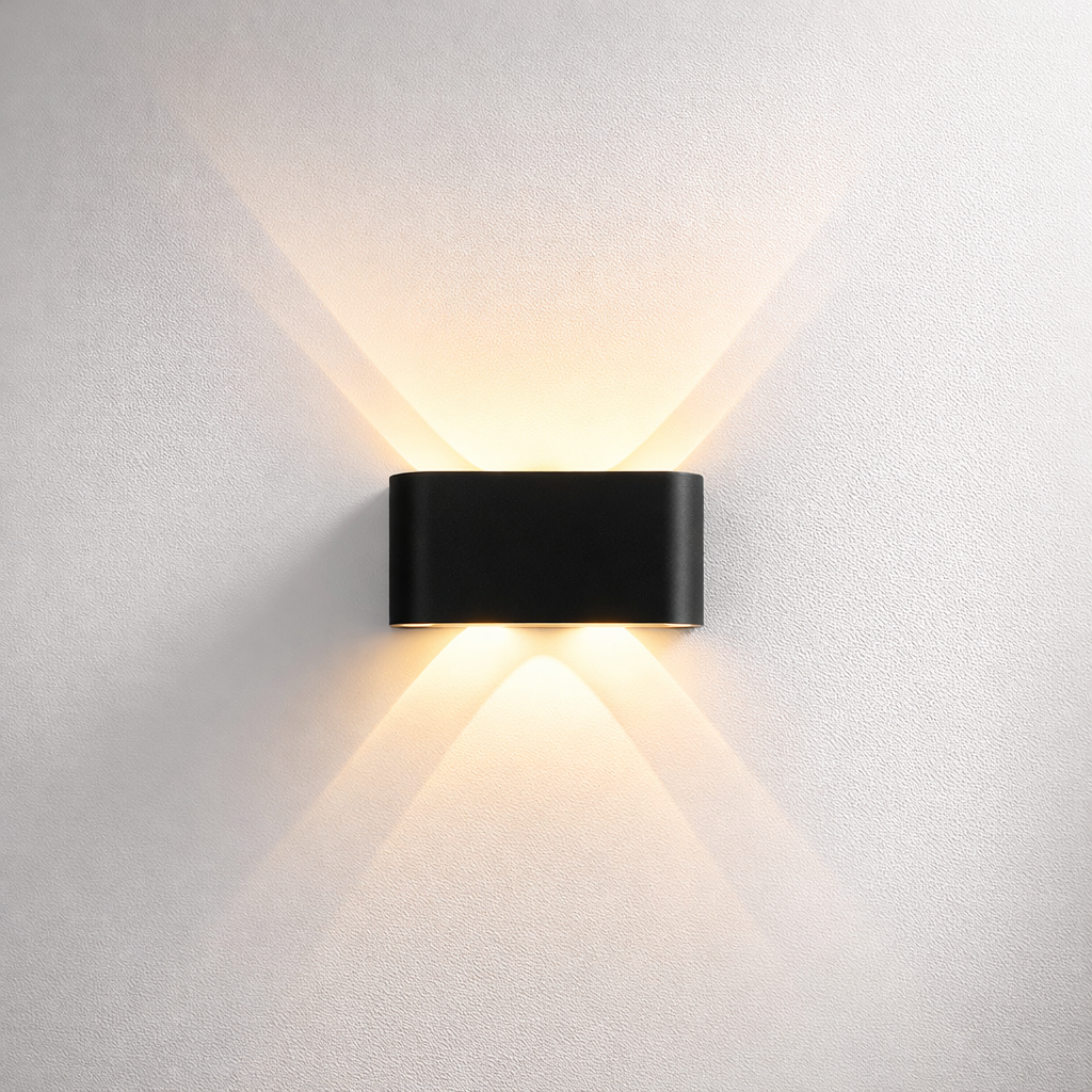 LED-Wandleuchte mit minimalistischem modernem Design für Innen- und Außenbereich | Temsk