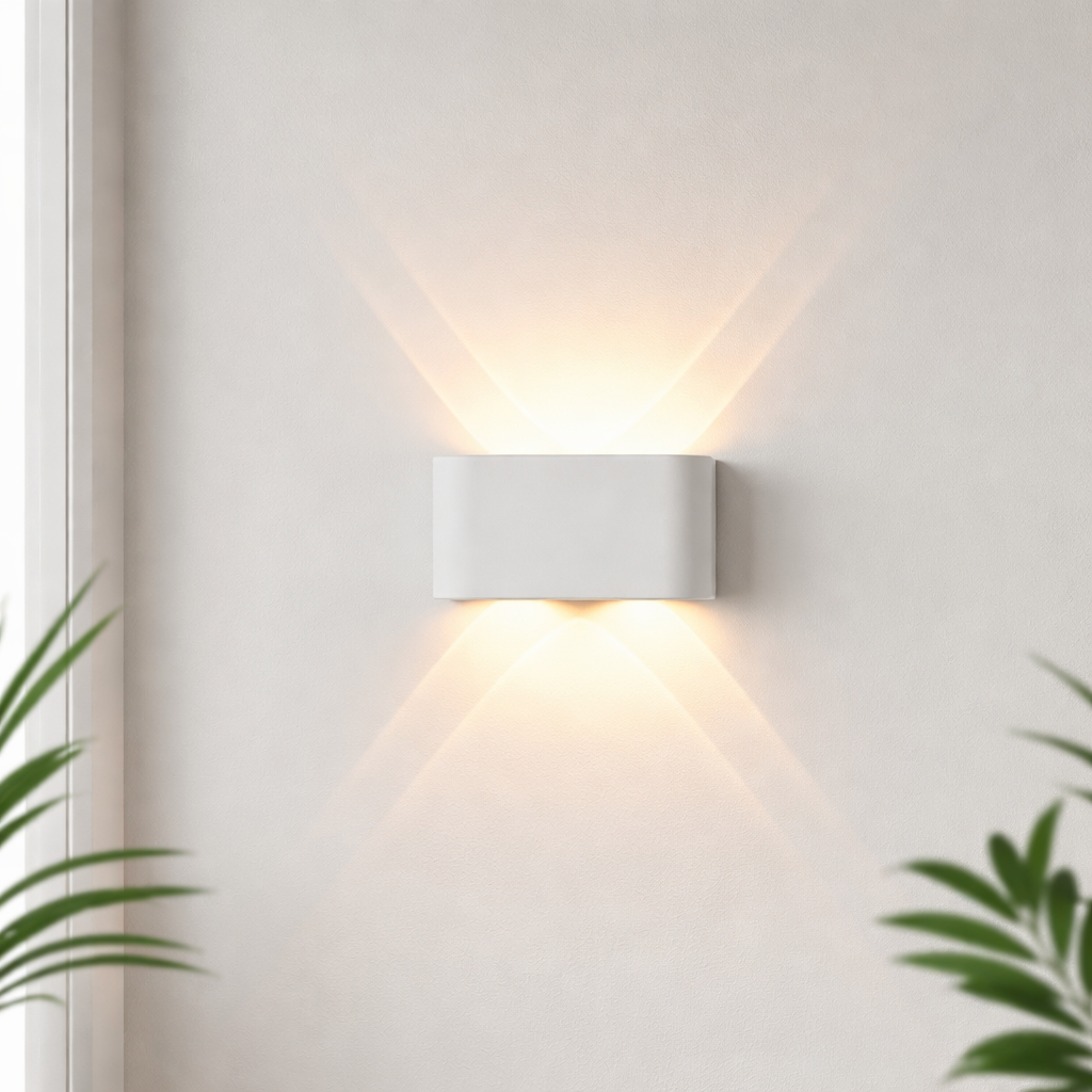 LED-Wandleuchte mit minimalistischem modernem Design für Innen- und Außenbereich | Temsk
