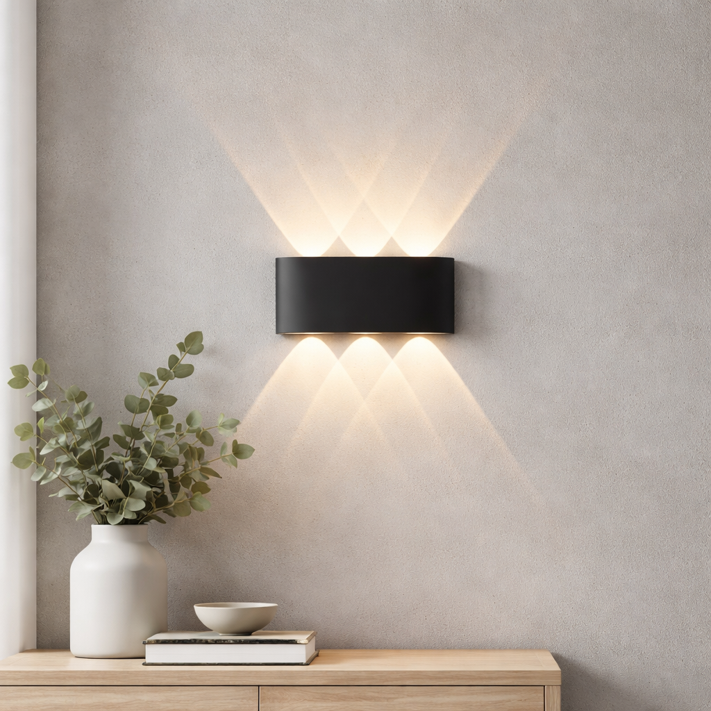 LED-Wandleuchte mit minimalistischem modernem Design für Innen- und Außenbereich | Temsk