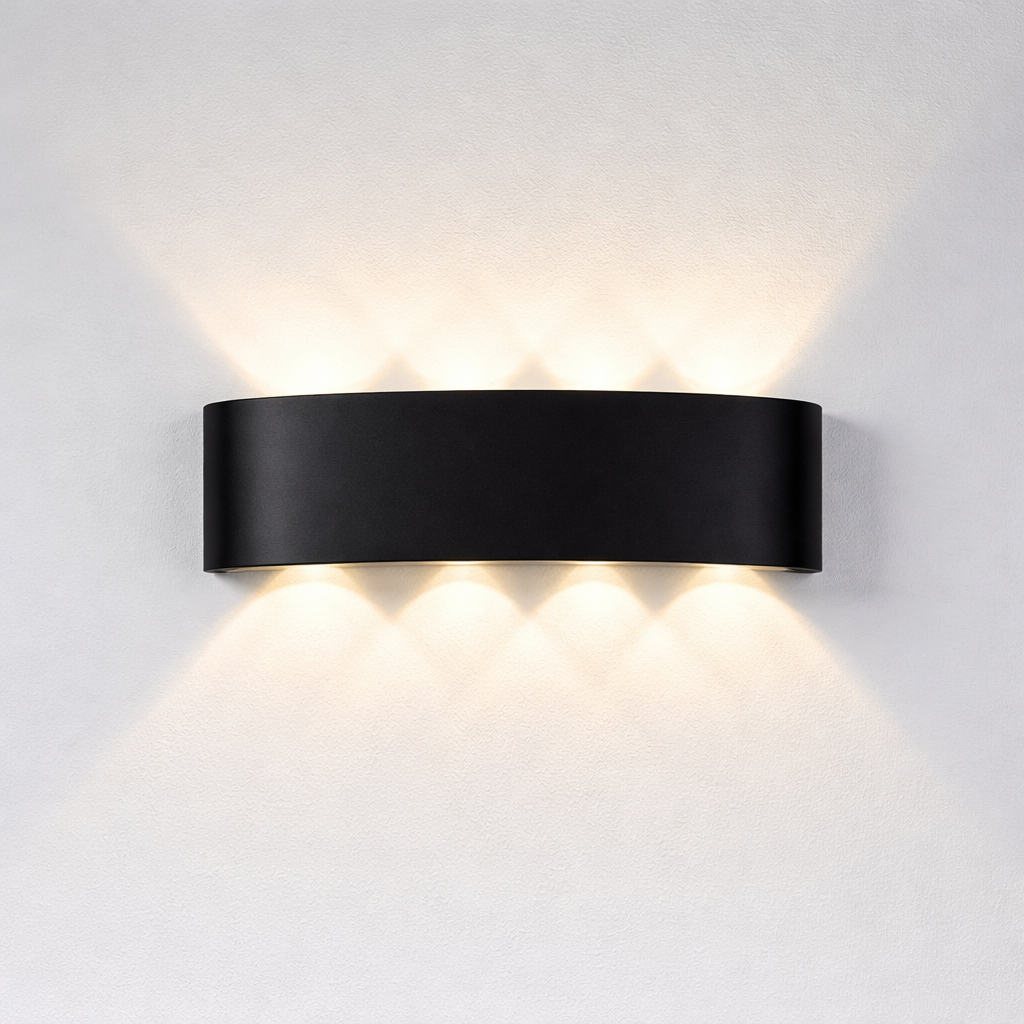 LED-Wandleuchte mit minimalistischem modernem Design für Innen- und Außenbereich | Temsk