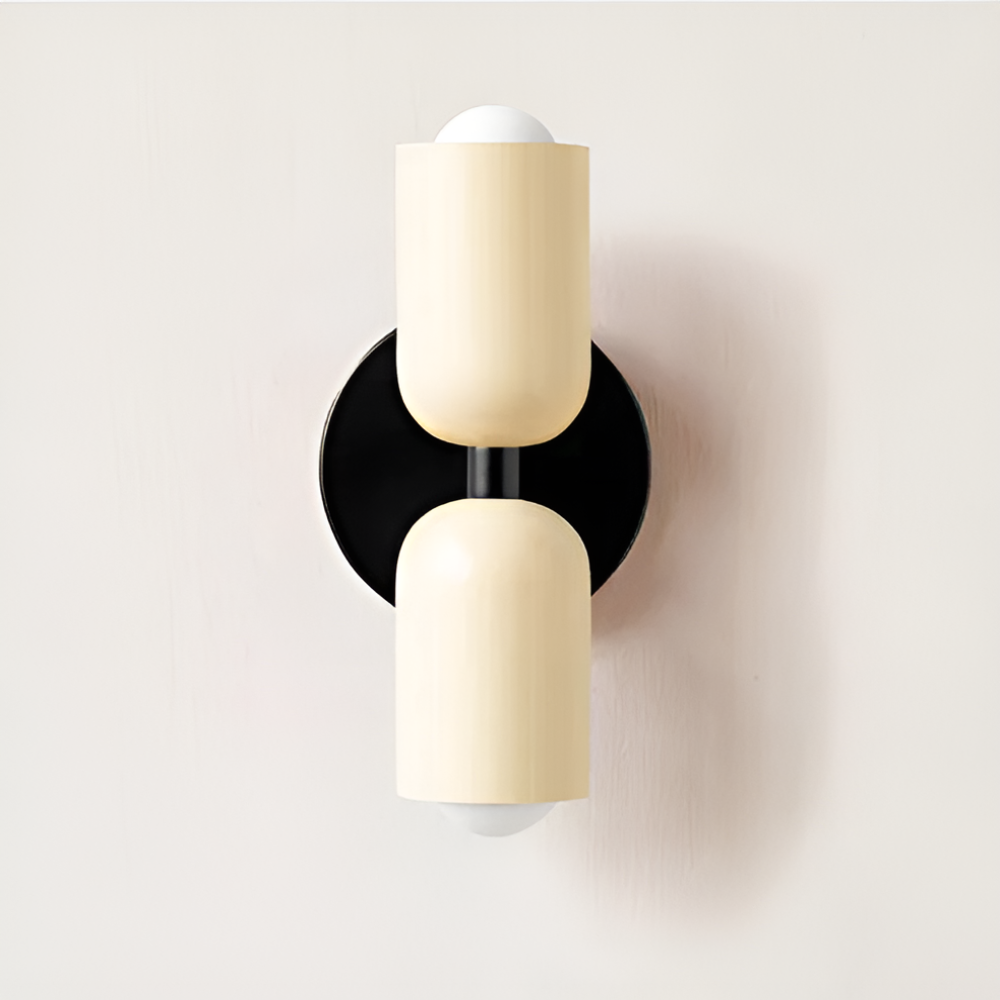 Nordische Metall-Wandleuchte mit doppelseitigem LED-Schirm, moderne Wohnbeleuchtung | Temsk