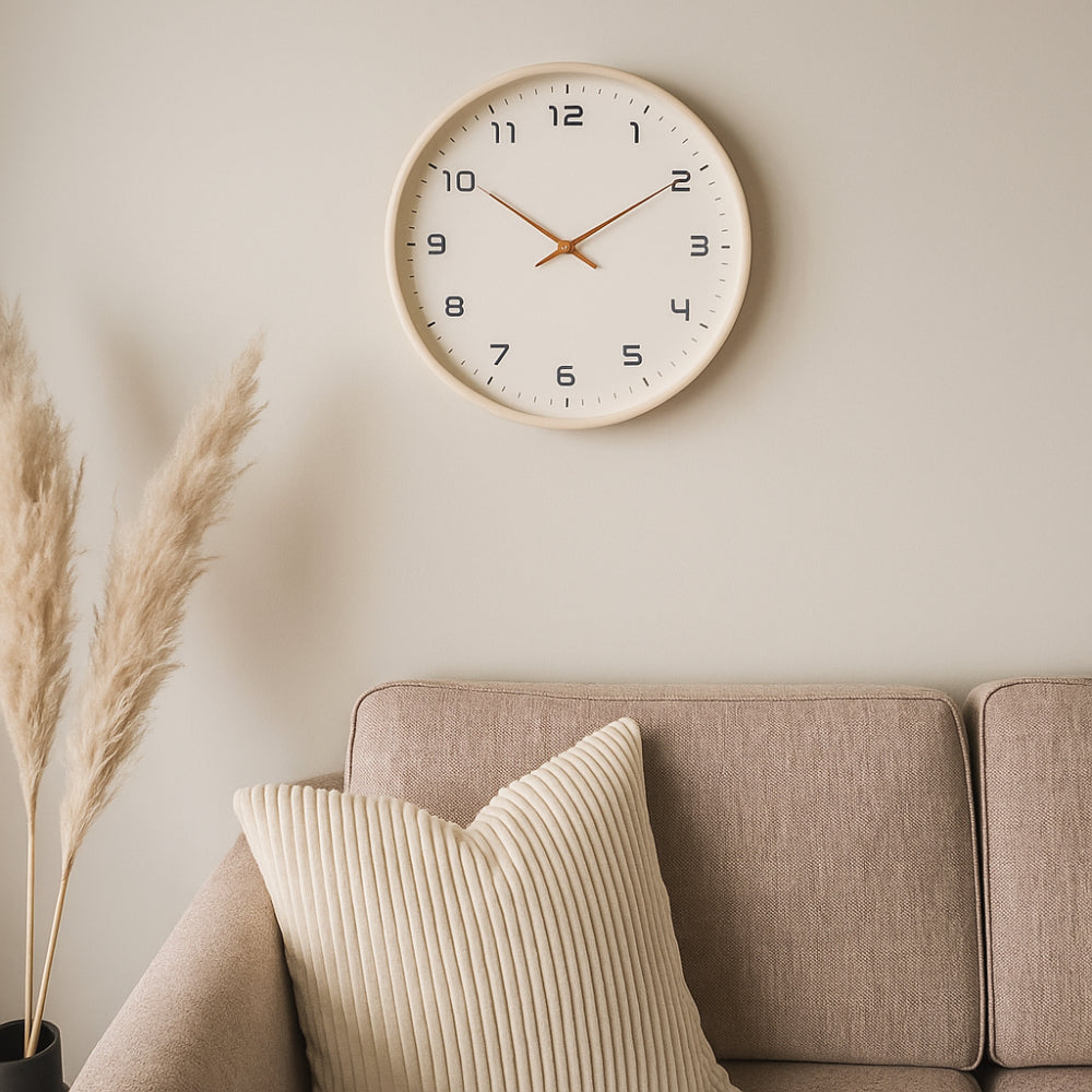 Geräuschlose Holzwanduhr für moderne Wohnkultur und ruhige Zeitmessung | Temsk