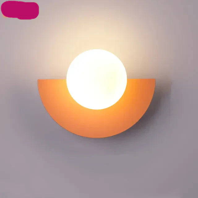 GlacialGlow Nordic Wall Light With LED Accent For Modern Interiors | Temsk