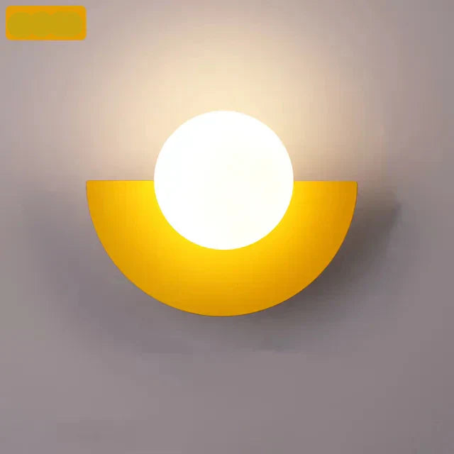 GlacialGlow Nordic Wall Light With LED Accent For Modern Interiors | Temsk