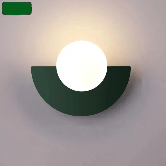 GlacialGlow Nordic Wall Light With LED Accent For Modern Interiors | Temsk