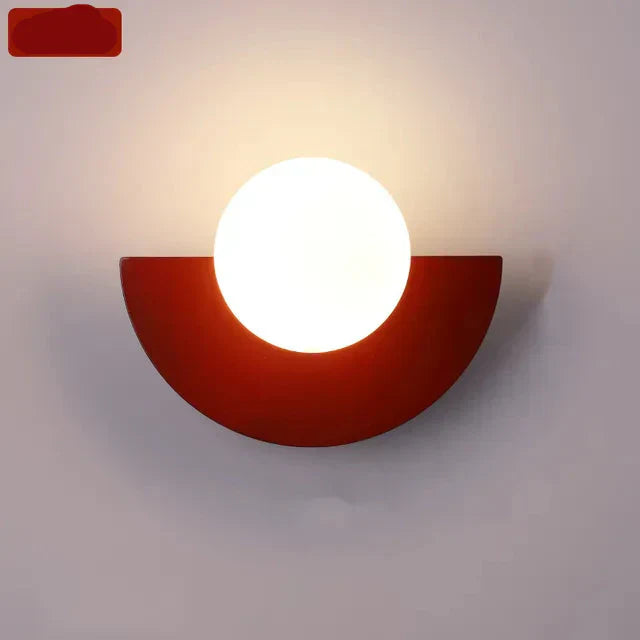 GlacialGlow Nordic Wall Light With LED Accent For Modern Interiors | Temsk