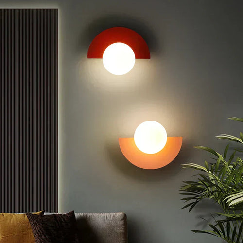 GlacialGlow Nordic LED Wall Light With Accent For Modern Interiors Temsk