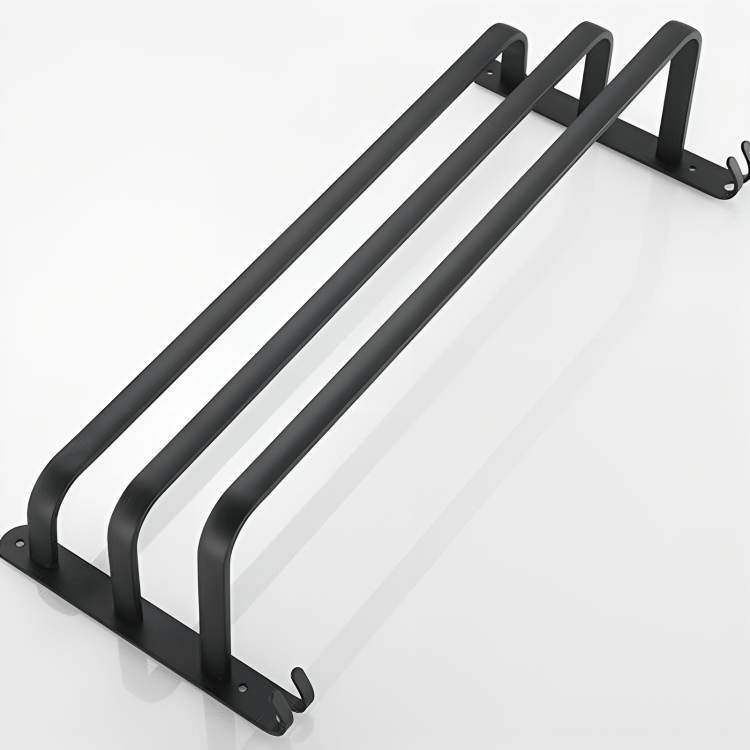 AeroShelf Wall-Mounted Aluminum Bathroom Rack For Towels And Accessories | Temsk