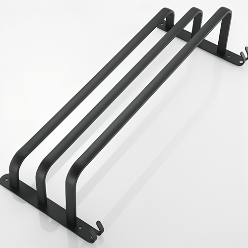 Raft de baie din aluminiu montat pe perete AeroShelf pentru prosoape și accesorii | Temsk