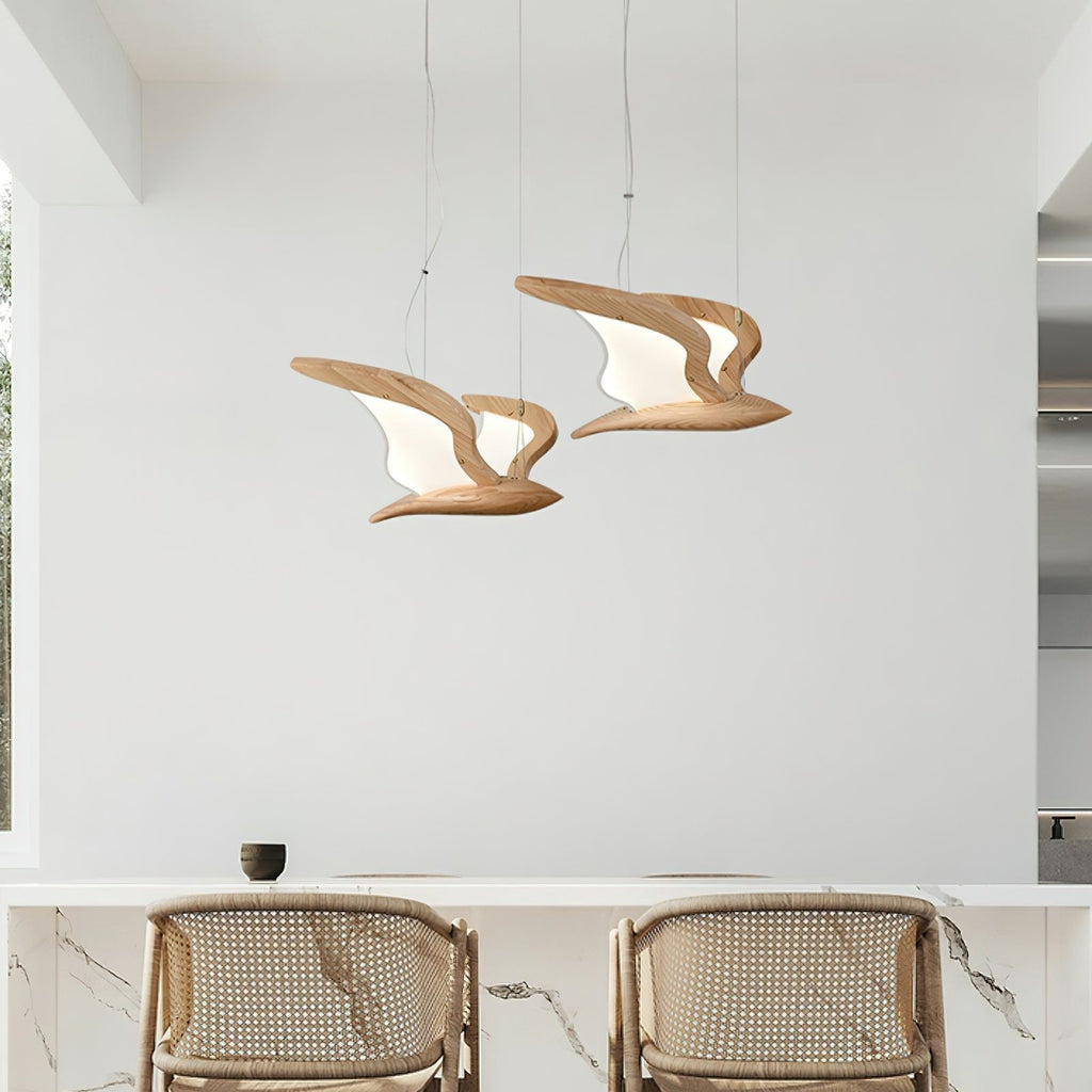 Lyrael Glass Chandelier Crafted From Metal Wood And Acrylic | Snurv | Temsk