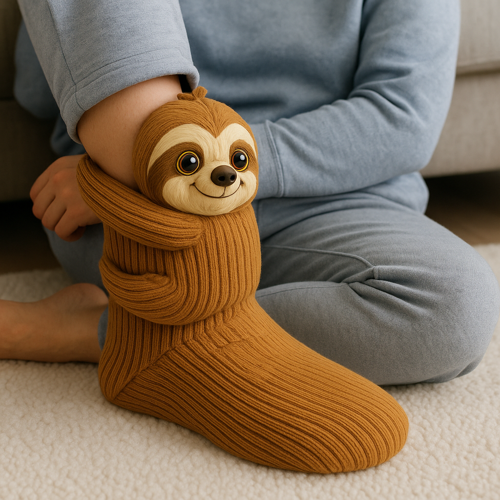 Animal 3D House Socks With Non Slip Grip And Warmth | Temsk