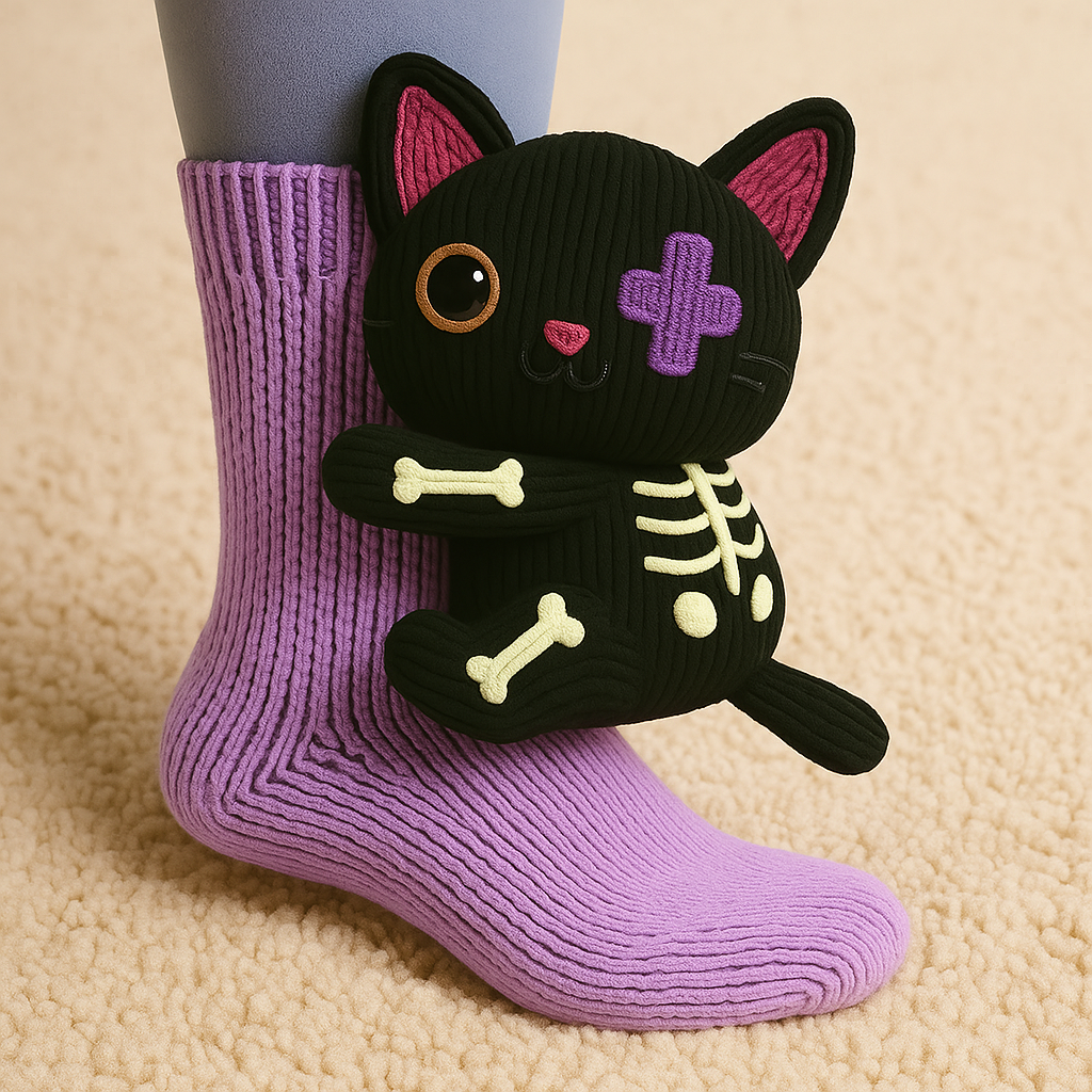 Animal 3D House Socks With Non Slip Grip And Warmth | Temsk