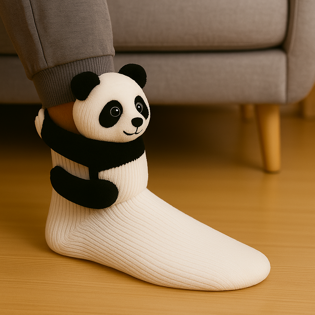 Animal 3D House Socks With Non Slip Grip And Warmth | Temsk
