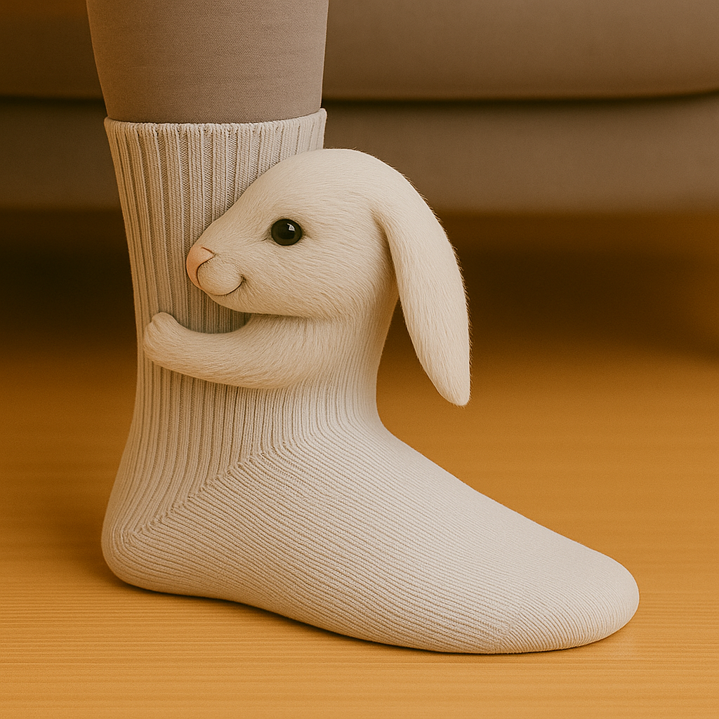 Animal 3D House Socks With Non Slip Grip And Warmth | Temsk